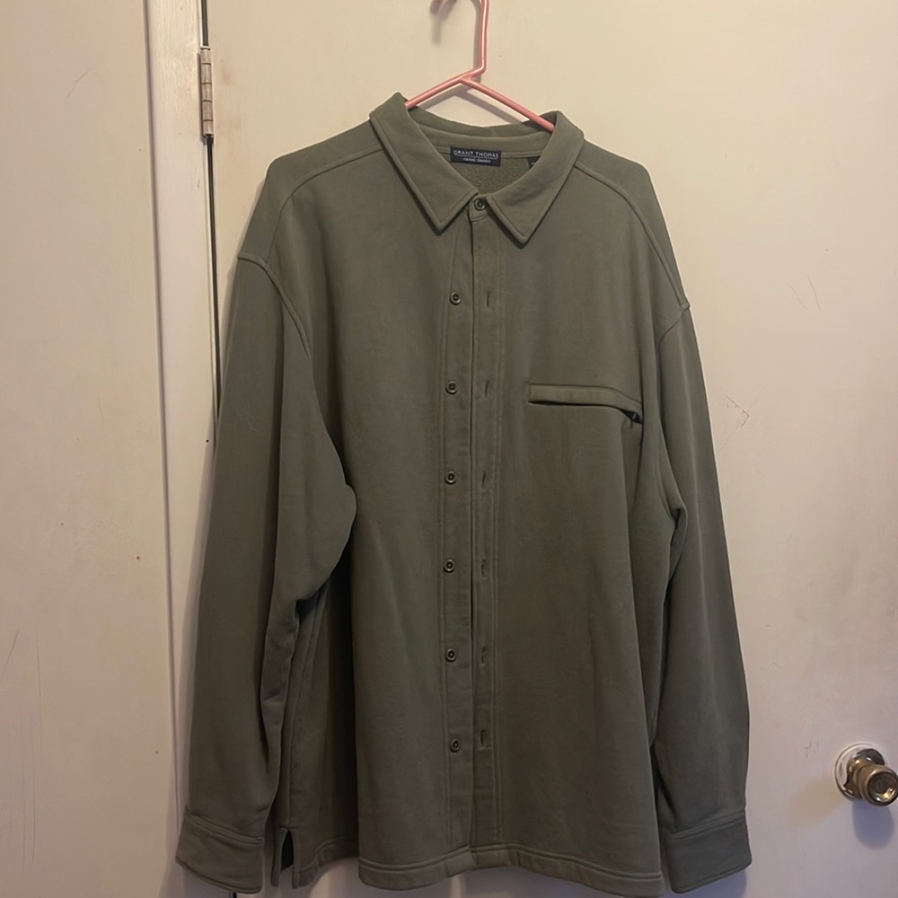 Mens Grant Thomas XXL button down collared shirt